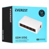 EVEREST-ESW-515G EVEREST ESW-515G 5 Port 1000Mbps Gigabit Ethernet Switch Hub