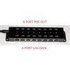 PANEL-8PORT-POE 8 PORT POE PANEL INJECTOR