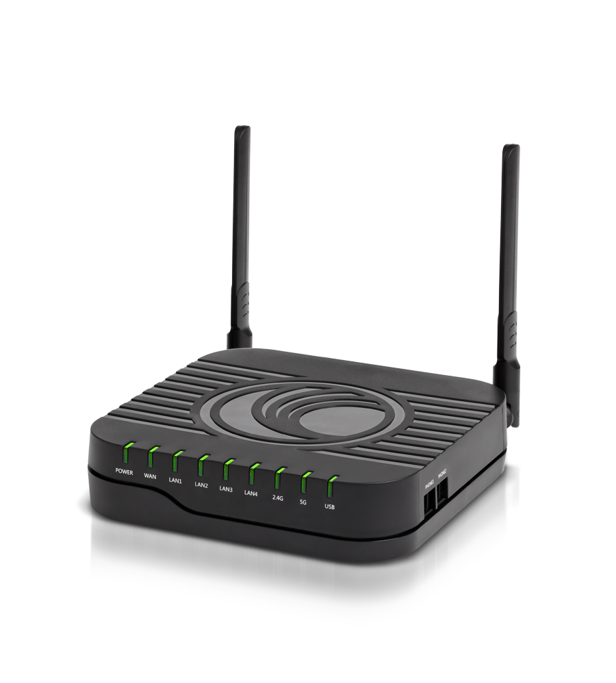 C000000L031A Cambium cnPilot™ R201P, EU , 802.11ac dual band Gigabit WLAN Router with ATA and PoE