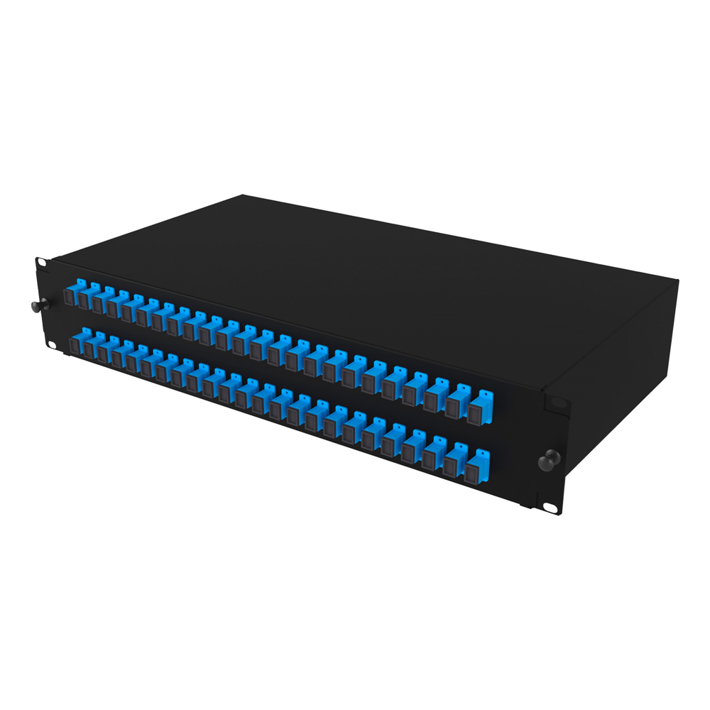 FBR-RACK-48-SC-UPC-FULL FIBER RACK TIPI 48 CORE SC UPC - 2 KASETLI ODF - HAZIR