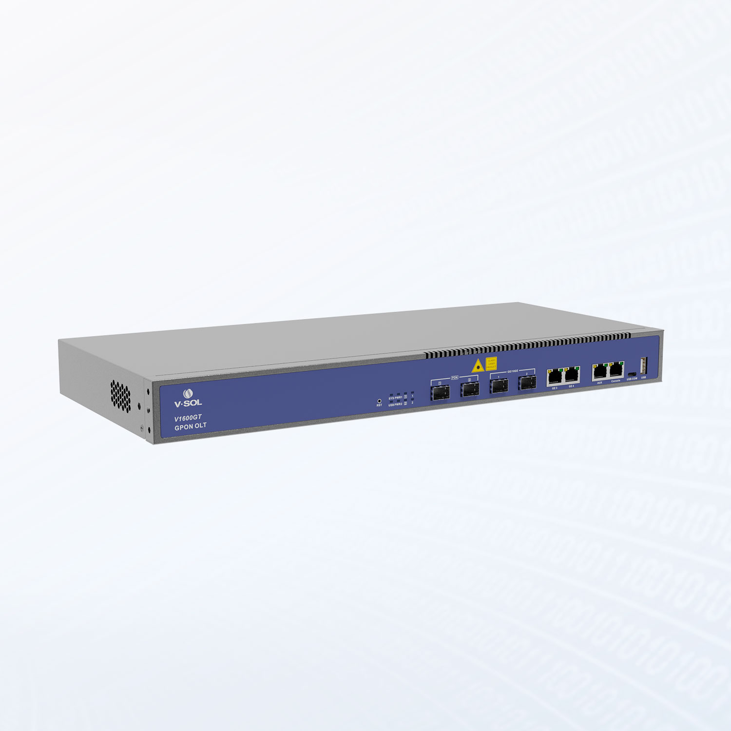 GPON-OLT-V1600GT VSOL - 2 PORT - OLT , FTTX , 2X 1G RJ45 , 2xSFP+ , 2x C+++