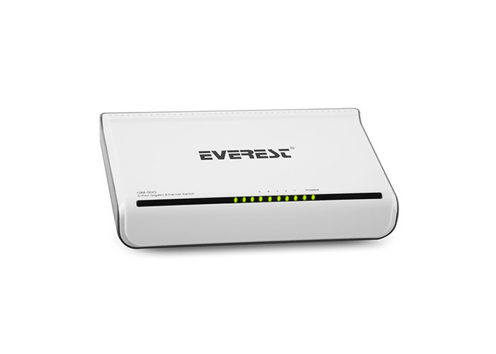 Everest-GM-50G Everest GM-50G 5 Port 1000Mbps Gigabit Ethernet Switch Hub