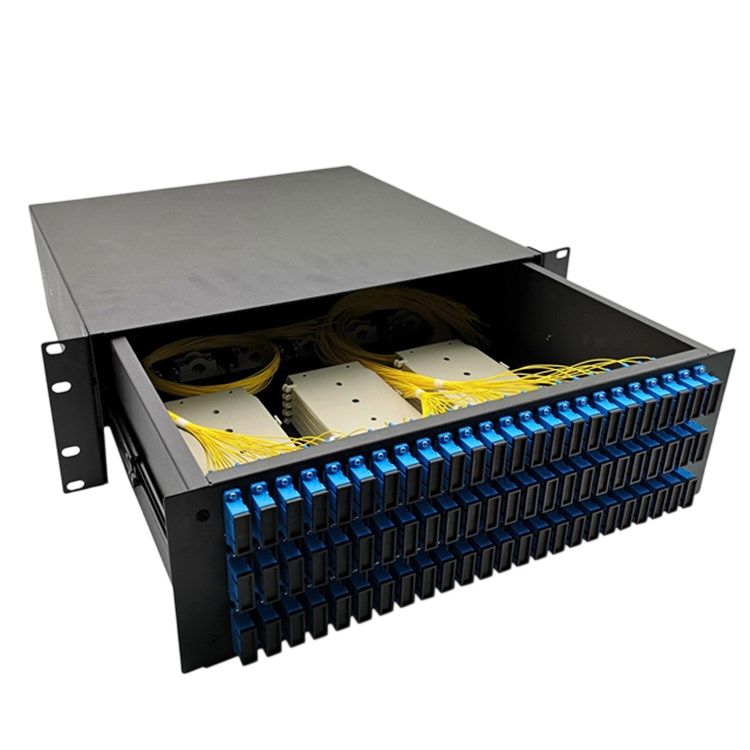 FBR-RACK-96-SC-UPC-FULL FIBER RACK TIPI 96 CORE SC UPC - 4 KASETLI ODF - HAZIR