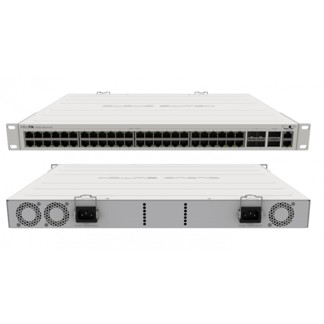 CRS354-48G-4SPlus2QPlusRM Cloud Router Switch 354-48G-2S+4Q+RM 48xGbit Lan, 4xSFP+,2Qsfp+ LCD ,L5 Rack Mount