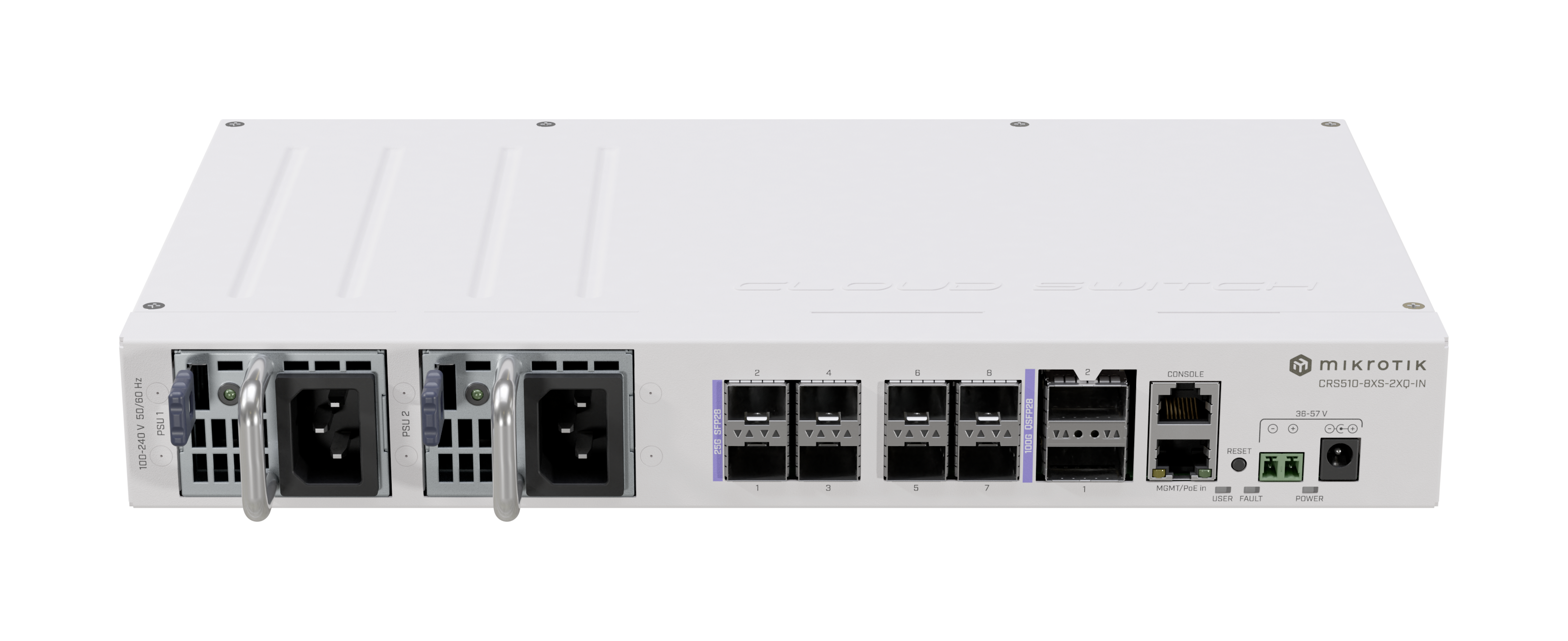 CRS510-8XS-2XQ-IN Mikrotik CRS510-8XS-2XQ 100 Gigabit Switch