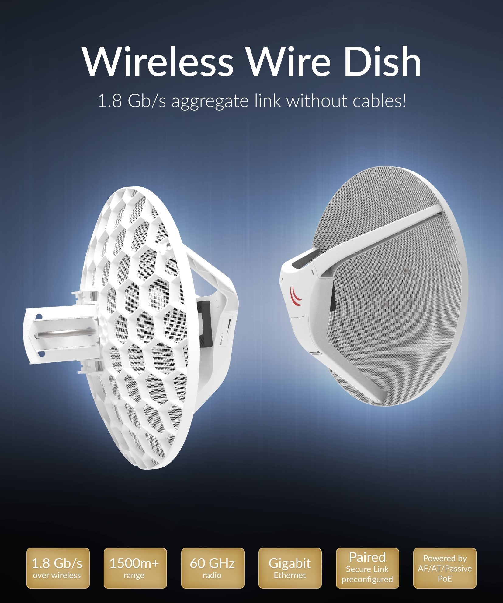 Mikrotik 60 ghz. Wire dish. Wire dish. Mikrotik rblhgg-60ad. Wire dish.