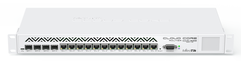 CCR1036-12G-4S-EM EOL - Cloud Core Router 1036-12G-4S-EM 8GB RAM ,4xSFP, 12xGbit LAN, LCD, L6 Firewall / Router