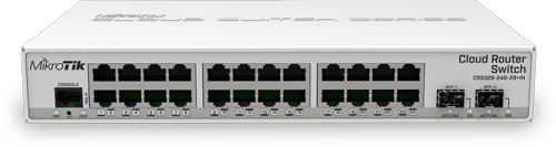CRS326-24G-2SIN CRS326-24G-2S+IN Cloud Router Switch 24xGigabit 2xSFP+ Level 5 Switch