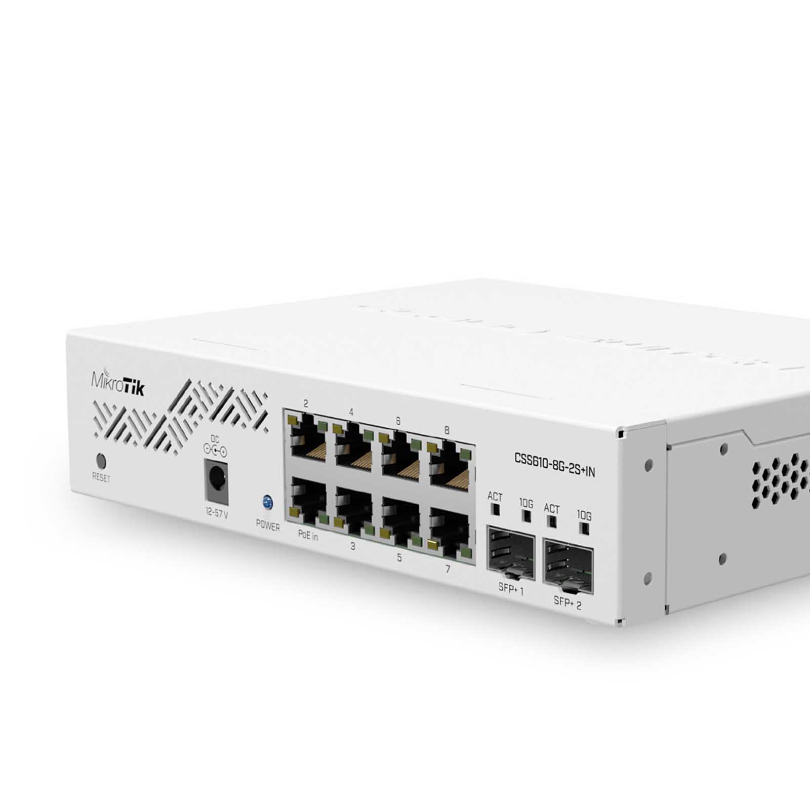 CSS610-8G-2SplusIN Cloud Smart Switch 610-8G-2S+IN with SwitchOS