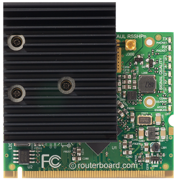 R5SHPn 802.11a/n Super High Power MiniPCI card with MMCX connector