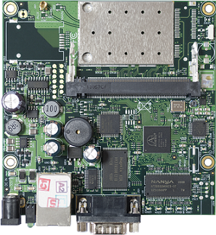 RB411AR RouterBOARD 411, 1 LAN, 1 miniPCI, 2.4GHz Wifi , RouterOS L4