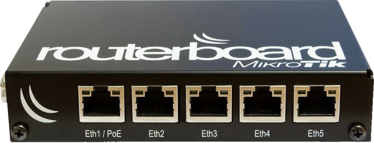RB450Gx4-BOX Mikrotik RB450Gx4, 5 Gigabit LAN ports, RouterOS L5 / KUTU+ADAPTÖR