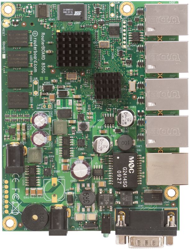 RB850Gx2 Mikrotik RB850Gx2, 5xGigabit Ethernet, RouterOS L5