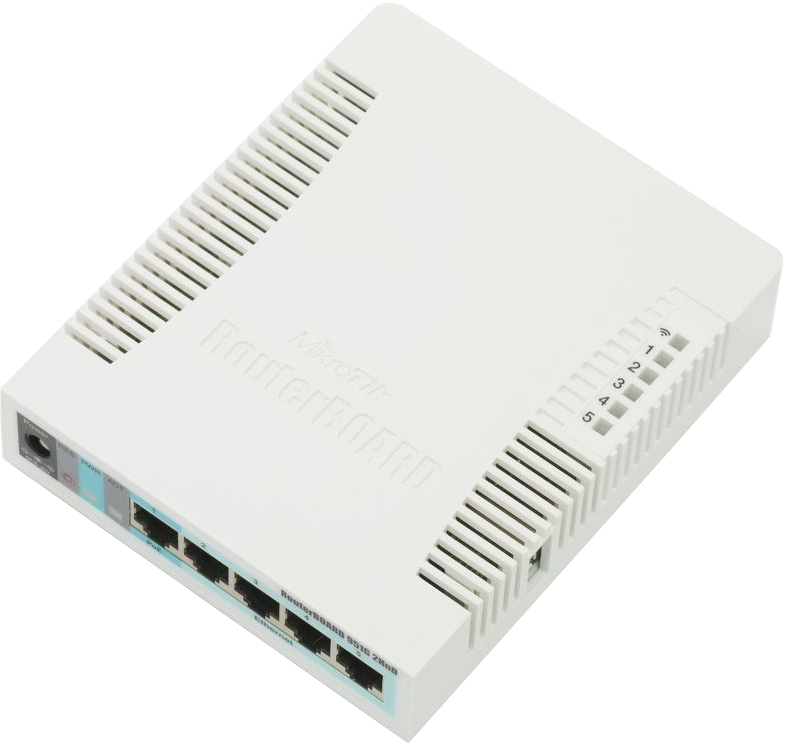 RB951G-2HnD Mikrotik RB951G-2HnD, 5x Gbit LAN, L4 , 2.4 Ghz Ap / Router / Firewall / Hotspot