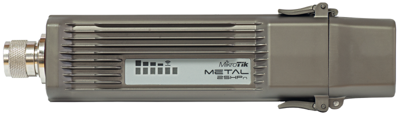 RBMetal2SHPn Mikrotik RBMetal-2SHPn , 1 LAN, Yüksek Çıkışlı 2.4 Ghz 802.11b/g/n Verici / AP 1600 mWatt