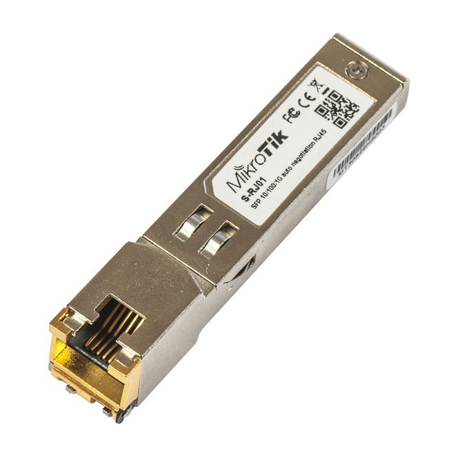 S-RJ01 Mikrotik RJ45 SFP 10/100/1000M SFP Portu Bakıra Dönüştürme Modülü