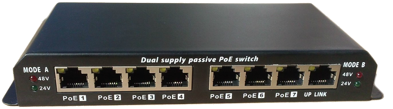 OEM-8-PORT-POE WINET 8 Port POE Swich - 7 Port Poe (24/48V ) 1 Port Uplink