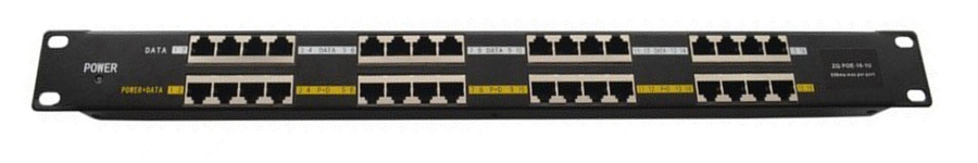 PANEL-16PORT-GB-POE 16 PORT GIGABIT POE PANEL INJECTOR