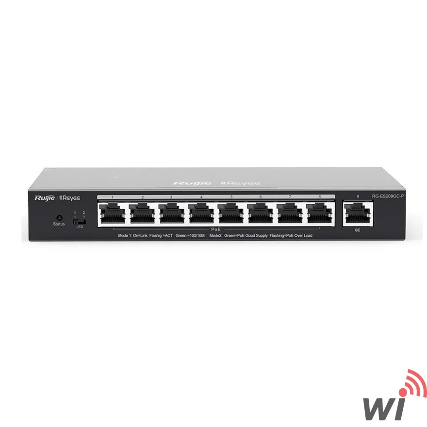 RG-ES209GC-P 9 Port Gigabit Smart Poe Switch