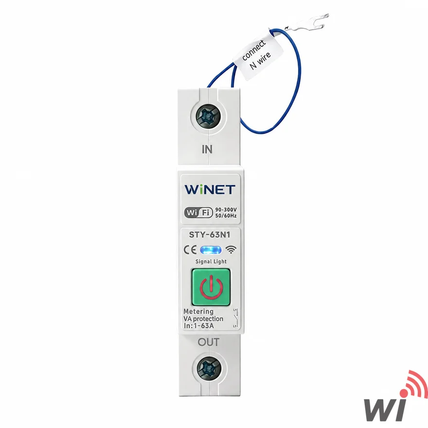 WINET STY-61N1 WiFi Akıllı Enerji Koruma Rölesi | Enerji Ölçer | Tuya Smart