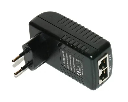 POE  Gigabit  Adaptör+Injector, 24V 1A  (24W) Yıldırım Korumalı