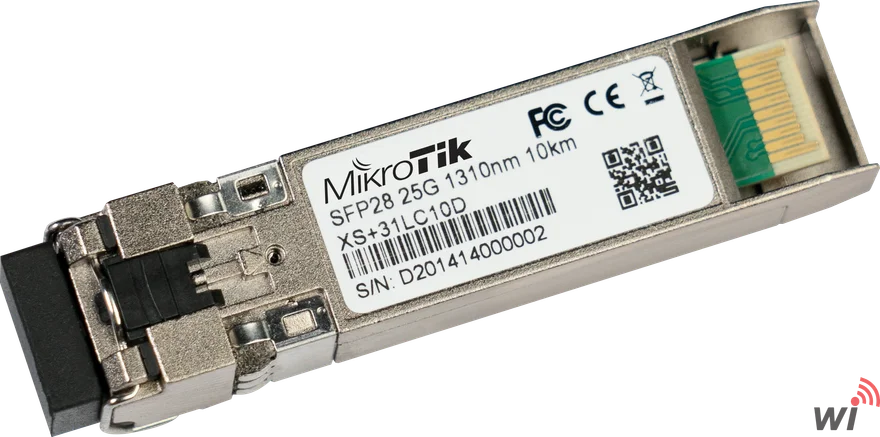 XS+31LC10D 25/10/1Gbit SFP28 Modül Mikrotik Single Mode 10km 1310nm