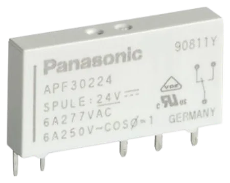 Elektromekanik Röle SPDT 6A 24VDC 3.388KOhm Delikli
