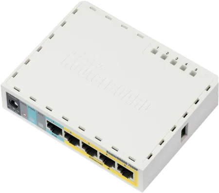 RB750UP 4 Port Poe Out 1 Port Poe In