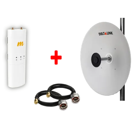 PTP Mimosa 500 Mbit Link Seti 5531 Anten + C5c + LMR200