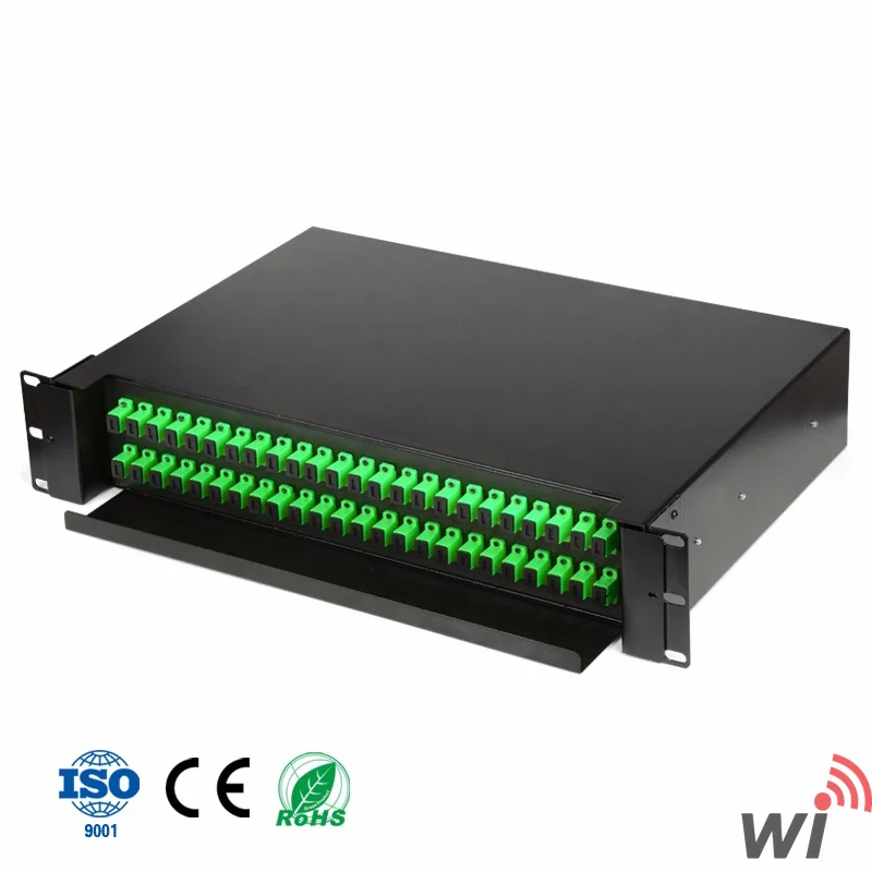 48 Core SC-APC Hazır Panel - 2U Rack