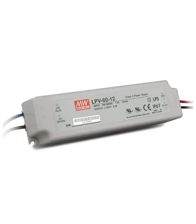 MW-LPV-60-48 48VDC 60W 1.25A Güç Kaynağı