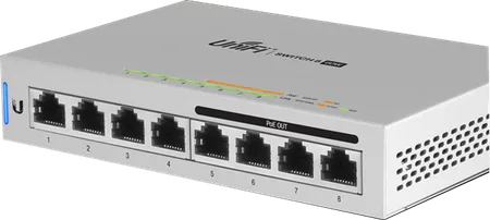 Unifi PoE+ Switch 8 Port ,SFP , 60W