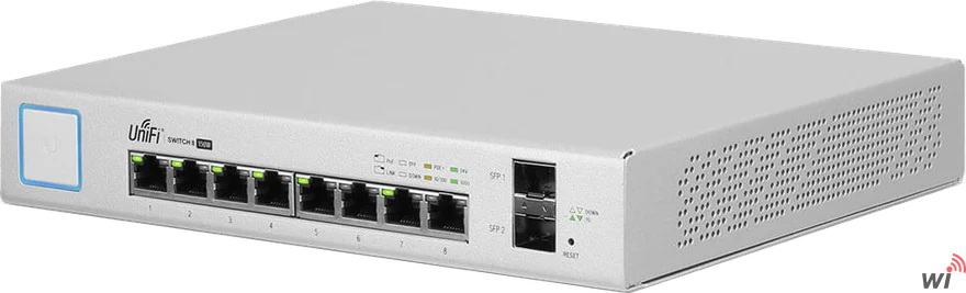 Unifi PoE+ Switch  8 Port ,SFP , 150W