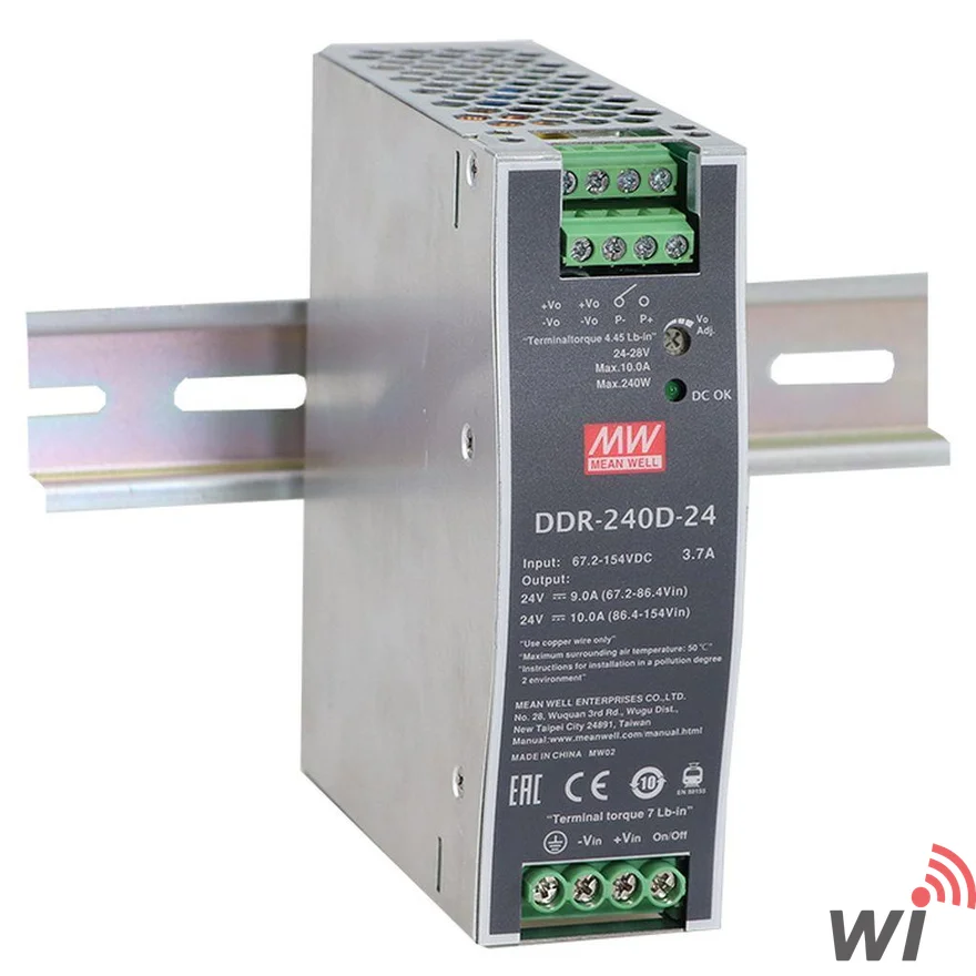 DDR-240B-24  16.8-33.6DC IN  24V OUT -10A
