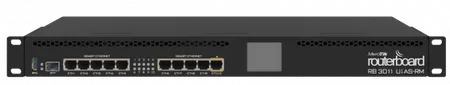 Mikrotik RB3011UiAS-RM 1U , 1.4 Ghz 2x Cpu , 1GB Ram