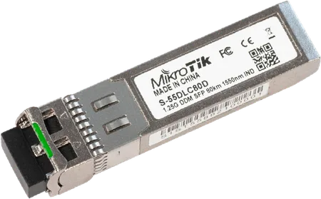 Mikrotik S-55DLC80D 80KM SFP Fiber Modül Single Mod