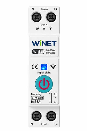 WINET STM-63M WiFi Akıllı Enerji Ölçüm Rölesi | Tuya Smart | 63A