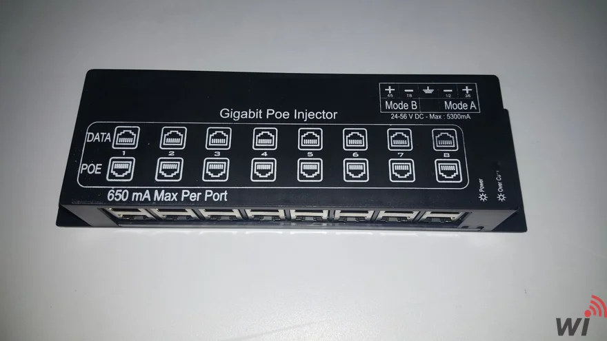 8 PORT Gigabit POE INJECTOR Panel / Yerli Üretim