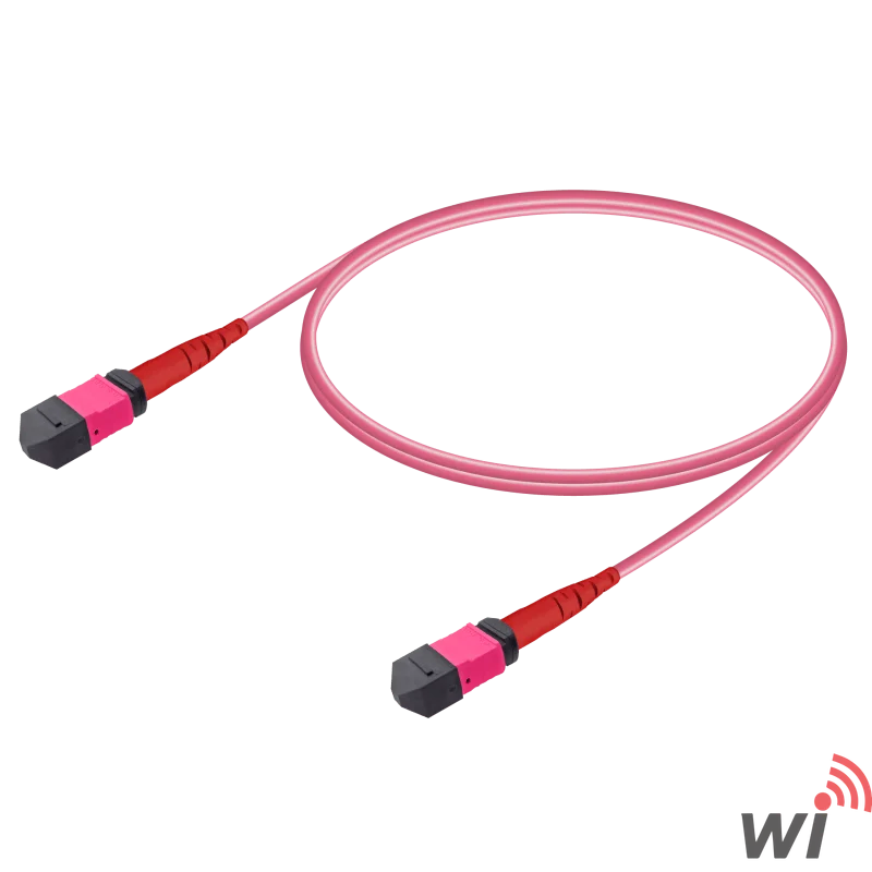 MPO MPO Base-12 Multi-Mod Fiber Patch Cord OM4 Polarite B 5 Metre - 12 Core