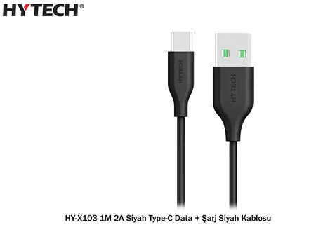 Hytech-HY-X103-1M-2A-Type-C-Data+Şarj