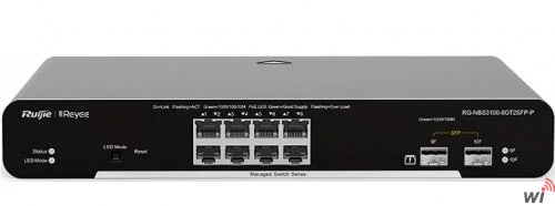 Reyee RG-NBS3100-8GT2SFP-P 8 Port Gigabit Yönetilebilir POE Switch