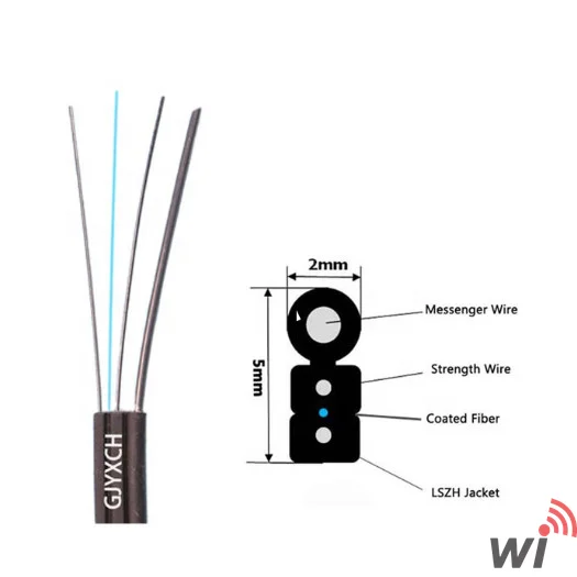 FTTH Fiber Optik Drop Kablosu 4 Core LZSH - Outdoor