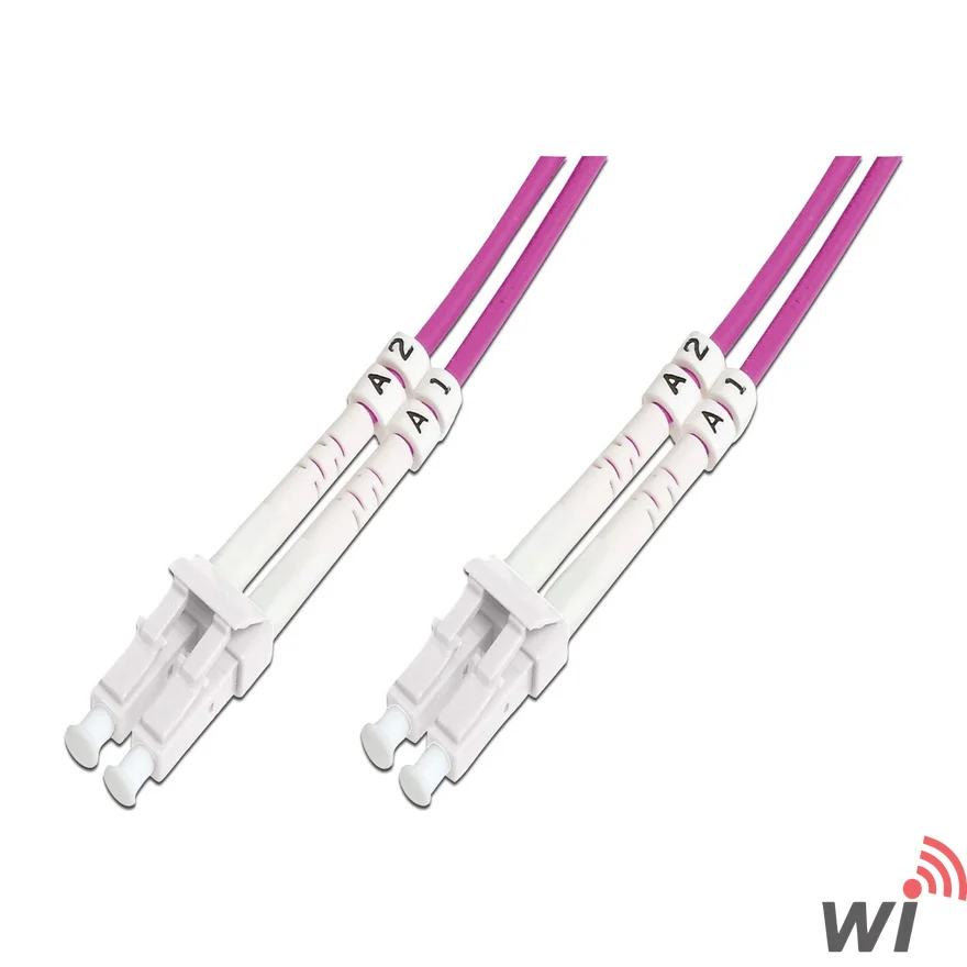 LC - LC FIBER PATCH KABLO OM4 60CM  Multimode, Duplex, 50/125, OM4, LSZH