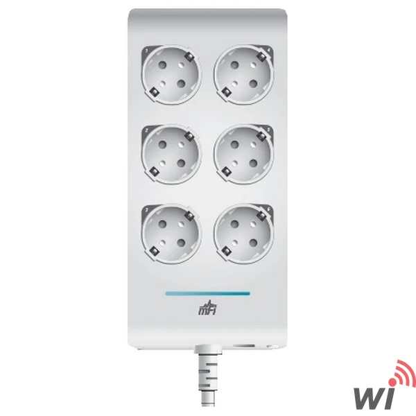 mFi 6-port EU power, Wifi/ETH - Lan Kontrol Power Plug